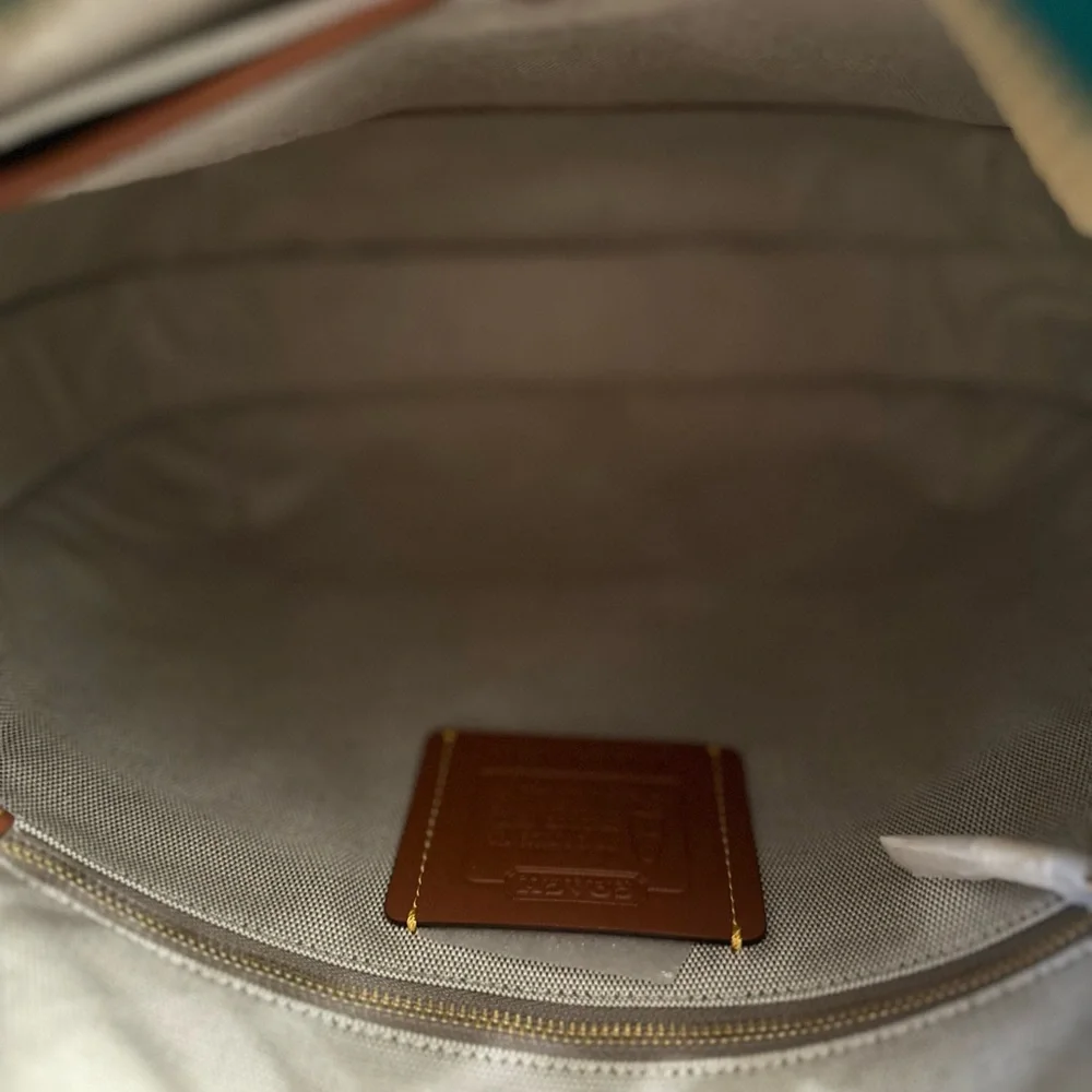 NWT Coach Ergo Shoulder Bag 33 in Green Glovetanned Leather - Picture 7 of 13